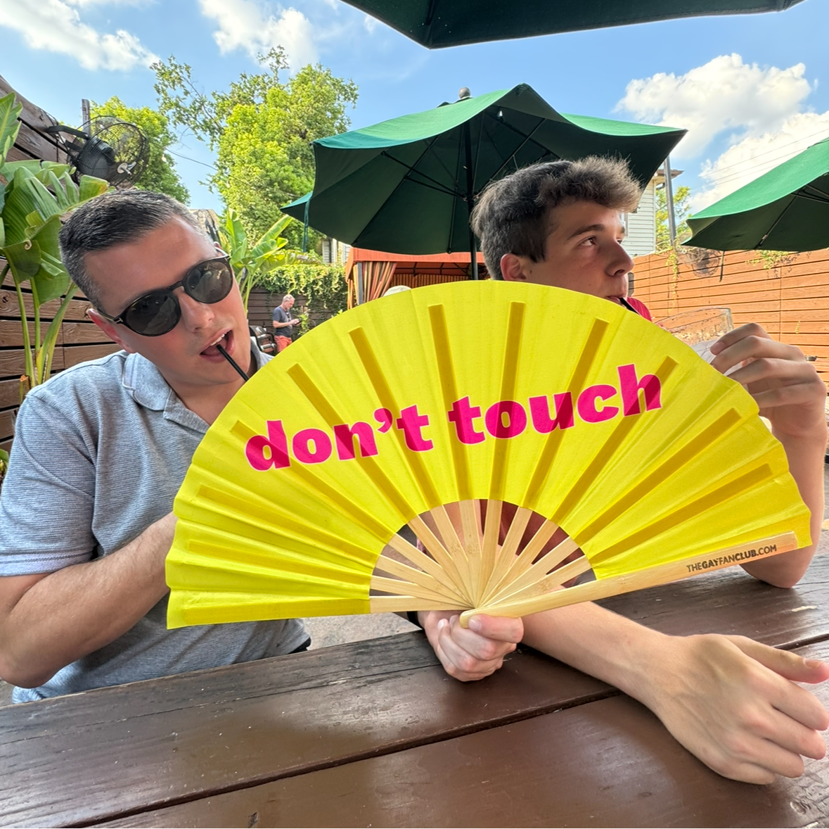 Don't Touch Fan by Hand Fan