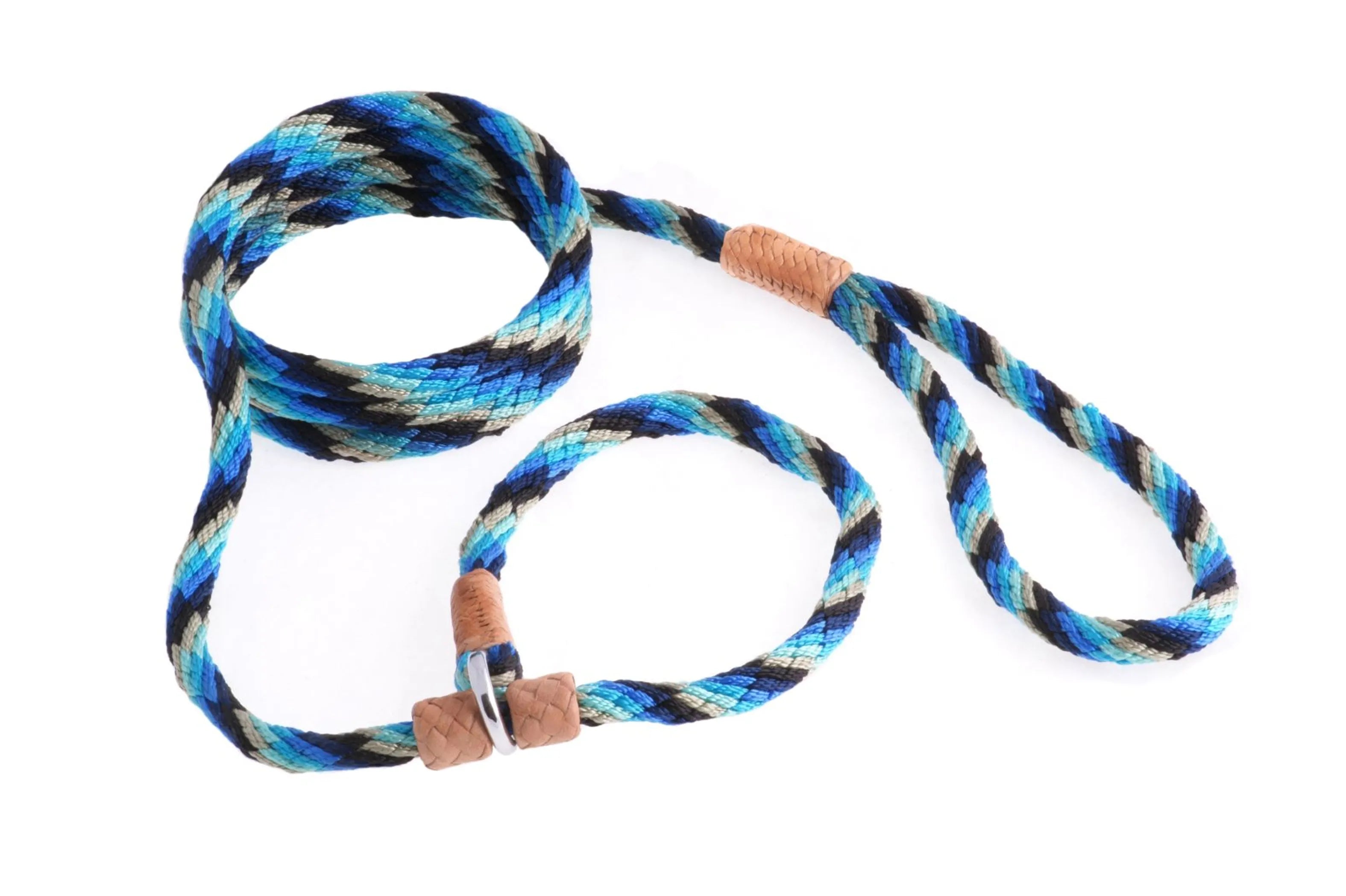 Nylon Slip Leash With 2 Stoppers (6ft x 5/16in or 8mm)