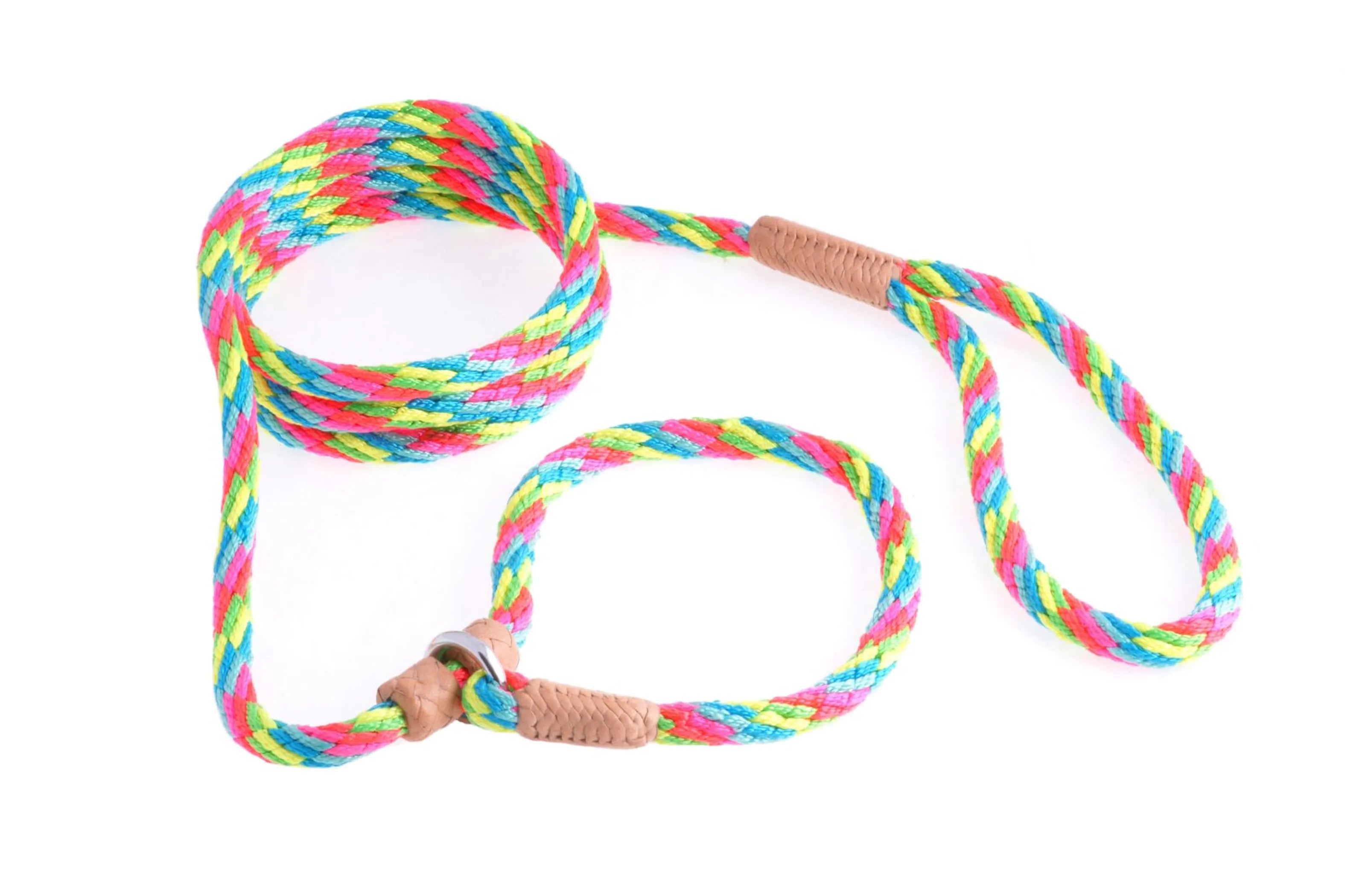 Nylon Slip Leash With 2 Stoppers (6ft x 5/16in or 8mm)