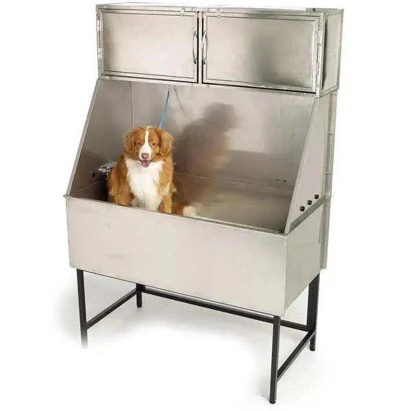 ME Deluxe SS Overhead Tub Cabinet by Pet Care