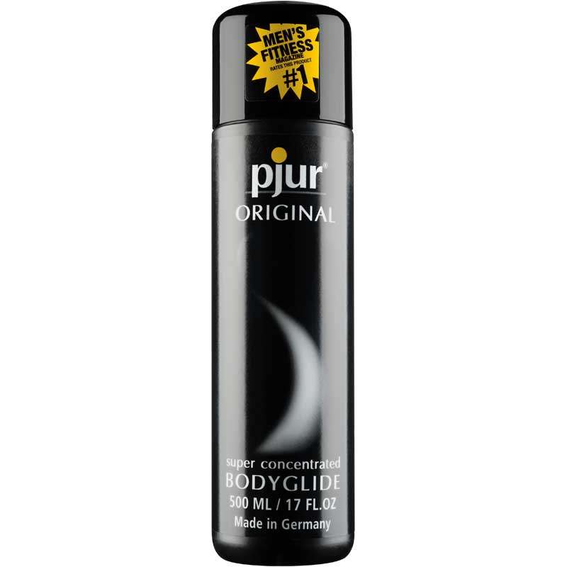 Pjur Original Concentrated Silicone Personal Lubricant bottle for long-lasting, smooth, and waterproof intimate lubrication.