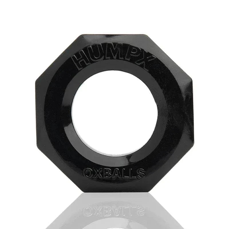 HUMPX cockring in sleek black, crafted from FLEXtpr™ for comfort and performance.