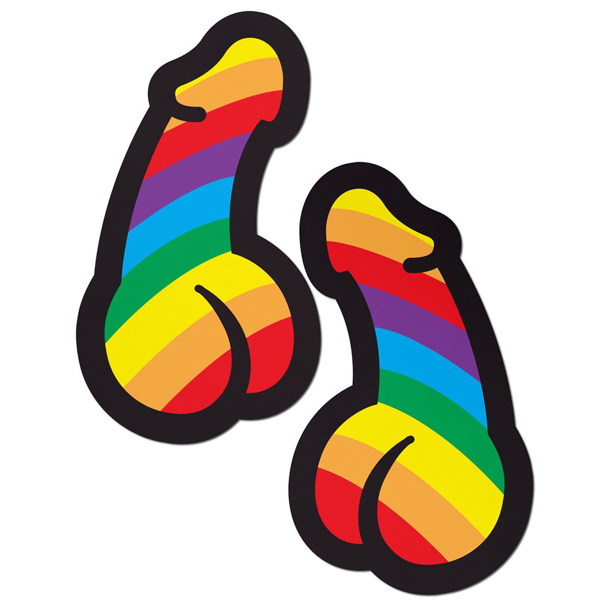 Pastease Pride Rainbow Penises by Apparel