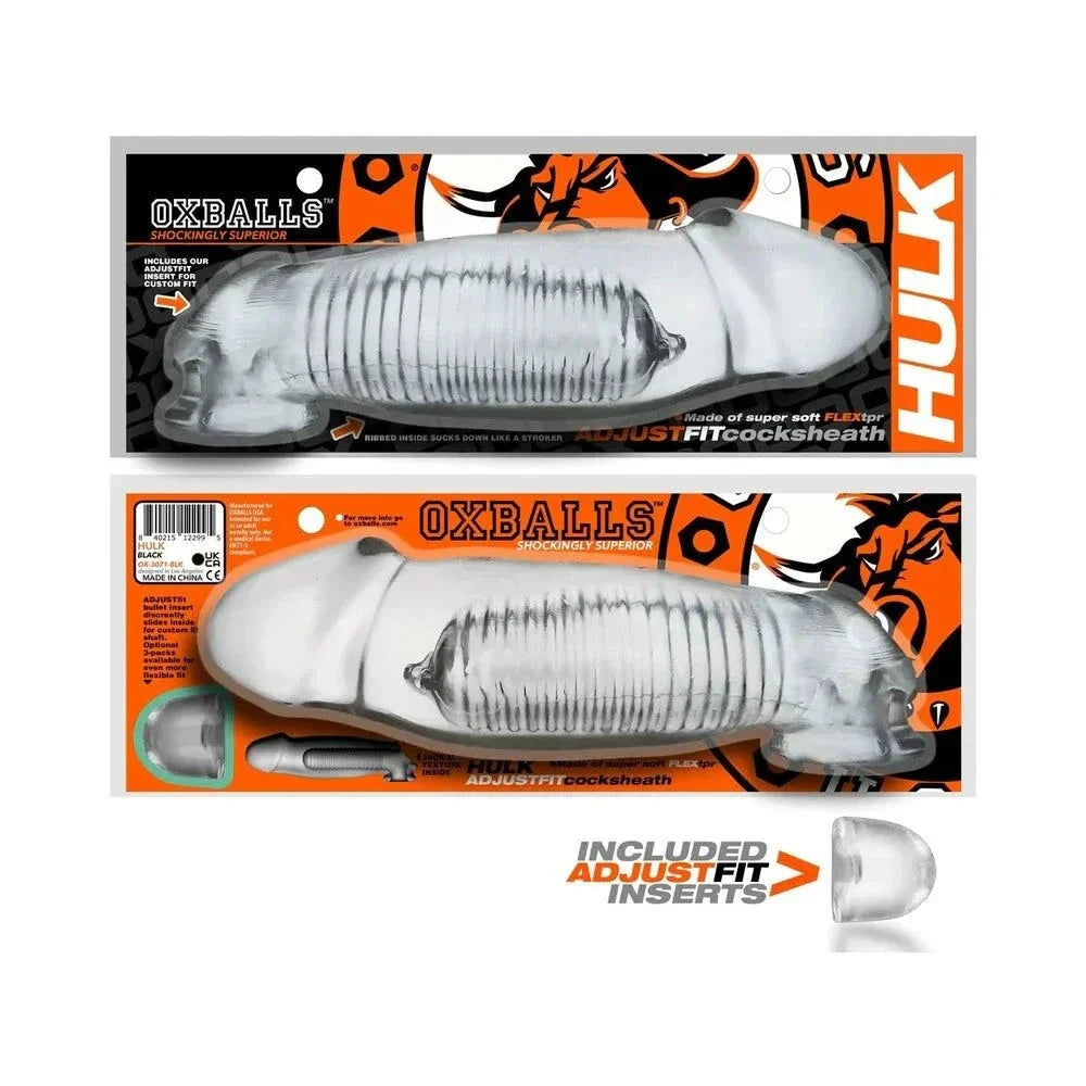 Oxballs Hulk Gargantic Cocksheath Clear by Cock & Balls