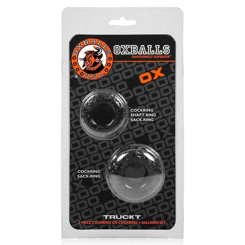 OxBalls Truckt, Cockring, Black by Cock & Balls