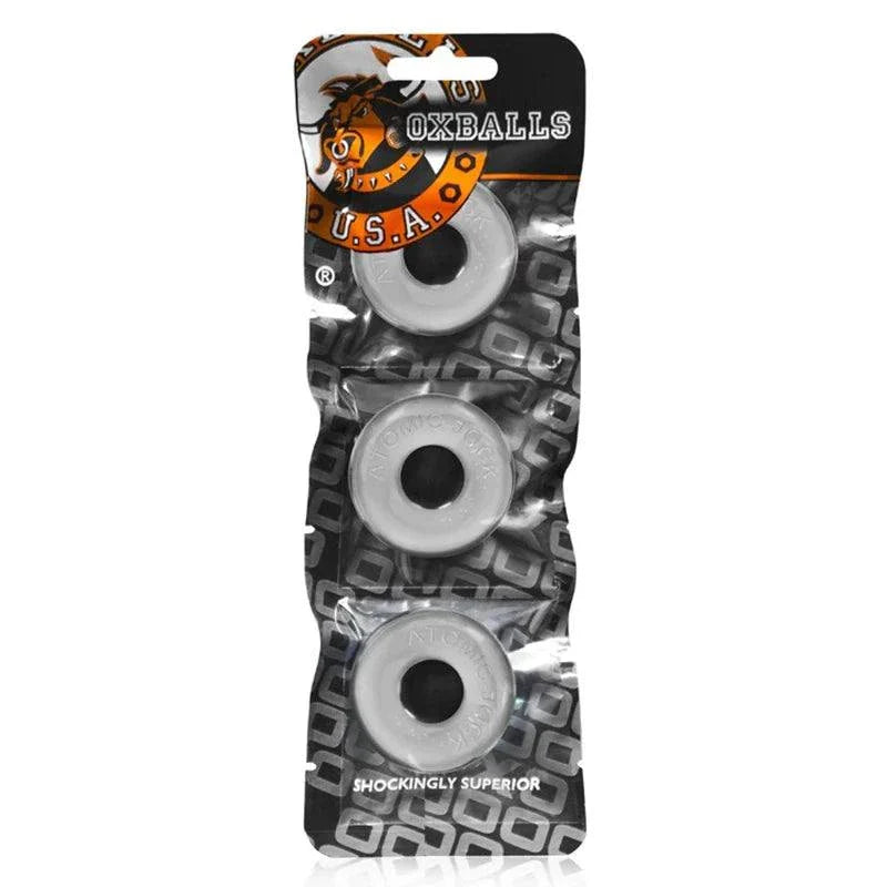 Oxballs Ringer 3-pack small clear thick jelly rings for enhanced size and comfort.