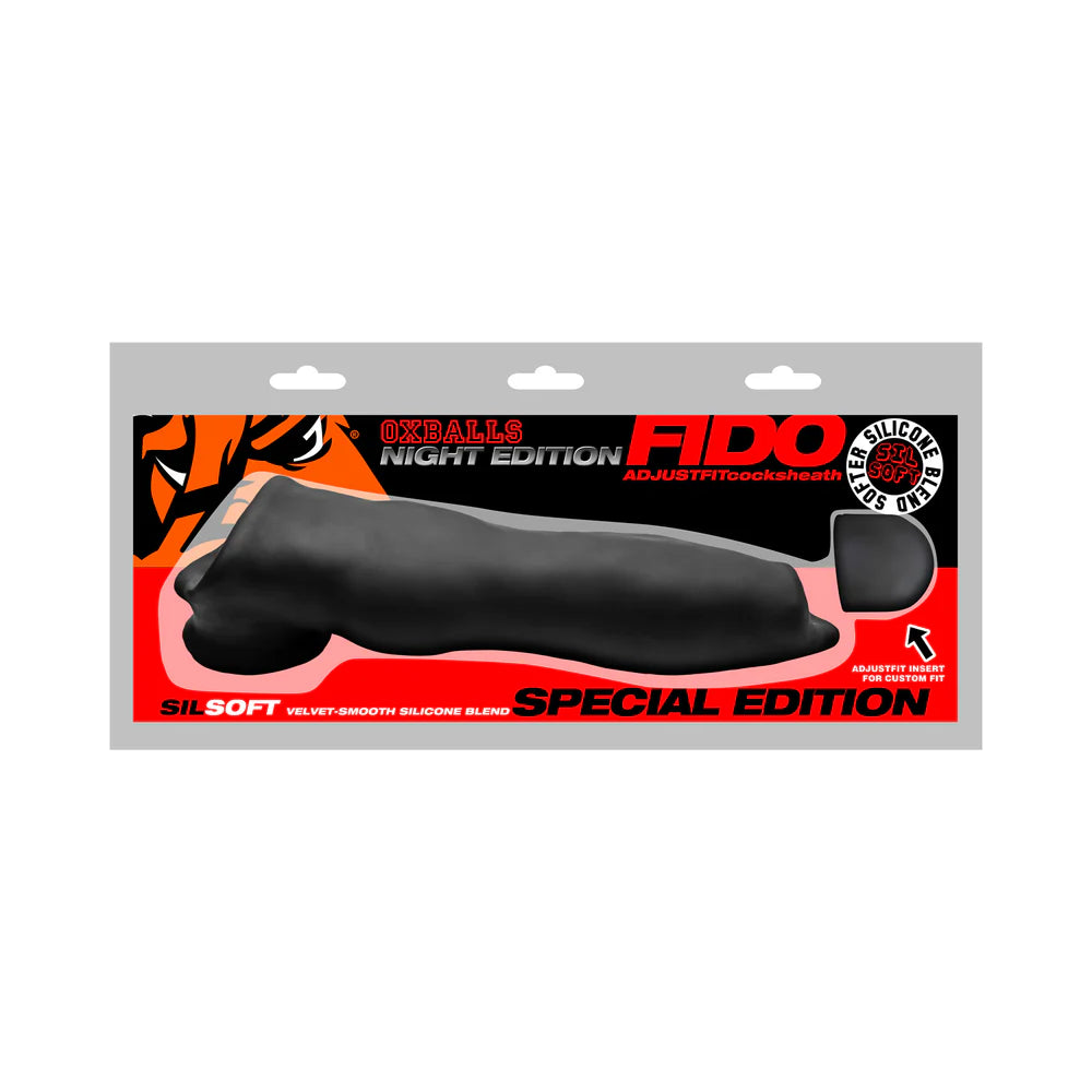 Oxballs Fido Velvet-Smooth Beast Cocksheath Special Edition Night by Cock & Balls