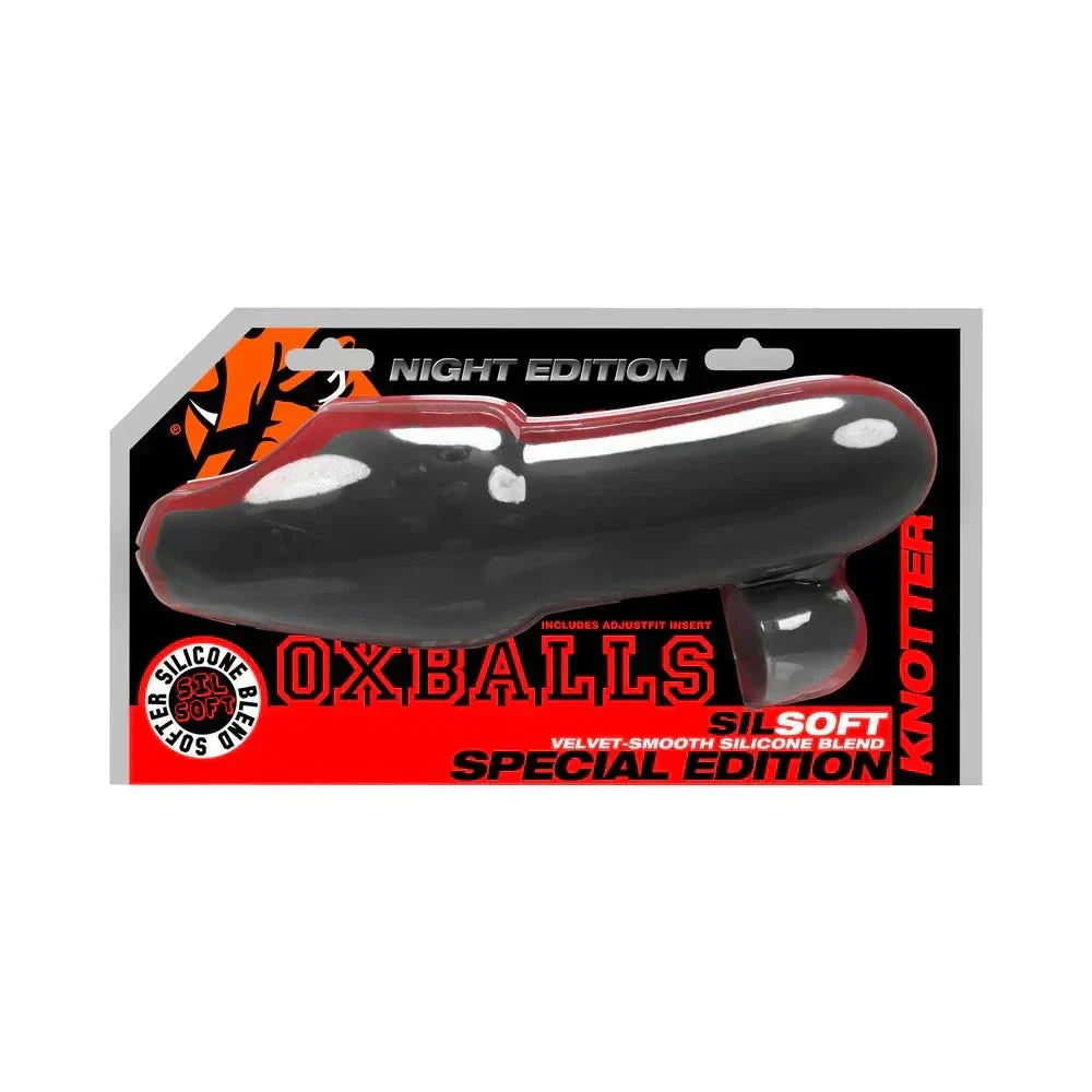 Oxballs Knotter Velvety Swelled Adjust-Fit Sheath Special Edition Night by Cock & Balls