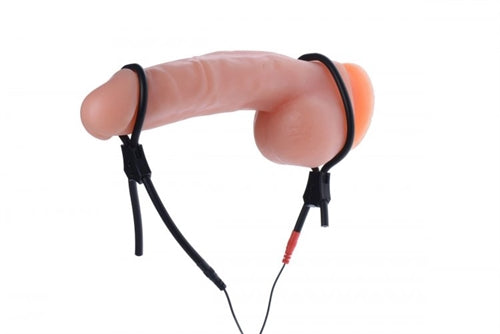 Vigor II Electro Stim Cock and Balls Ties & Frenum Electro Stimulator by Cock & Balls