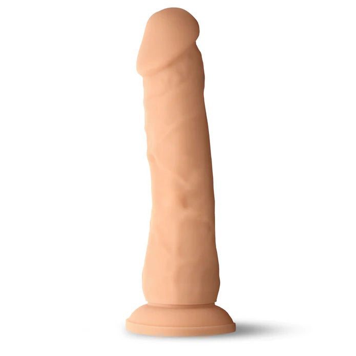 Easy Riders 7 inch silicone dildo with realistic texture and balls for comfortable grip and enhanced pleasure