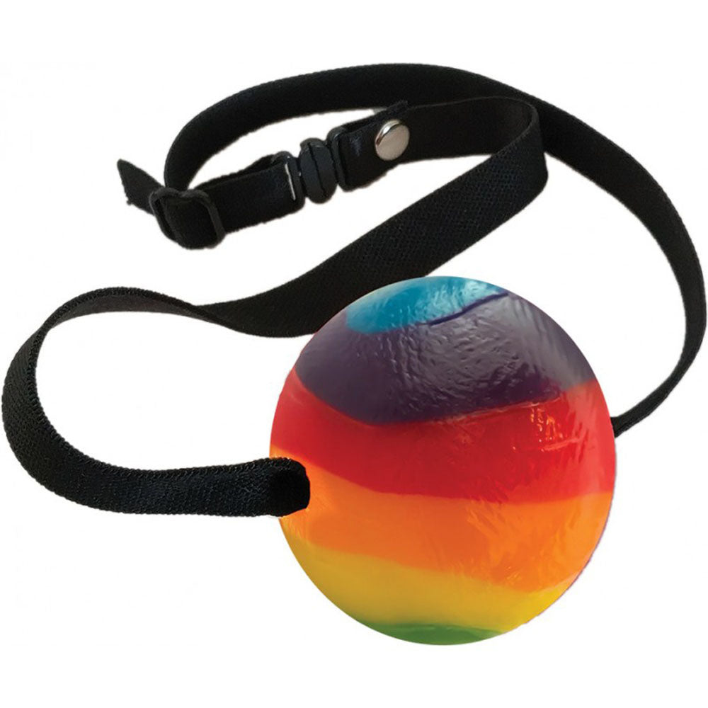 Rainbow Candy Ball Gag by Bondage & Fetish Toys