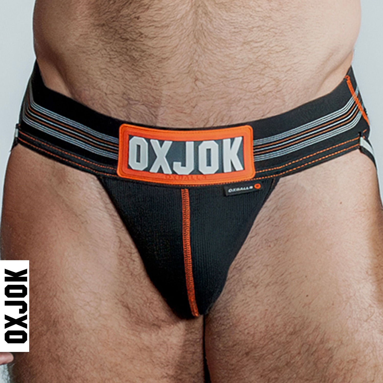 Slingjock Upthrust Slider-Strap Jock Black Iron Collection by Apparel
