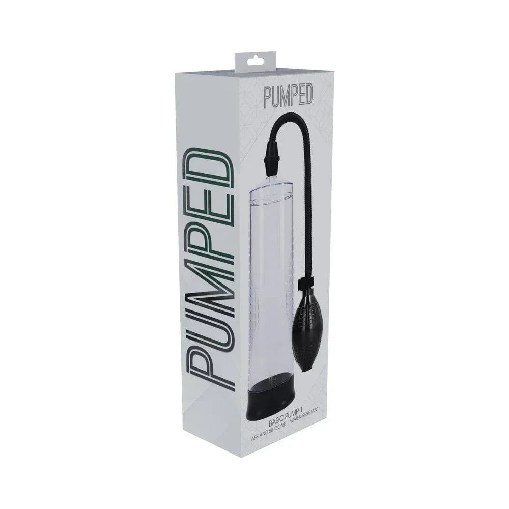 Water Resistant Series Pumped Basic Pump vacuum erection device for erectile dysfunction with splashproof ABS and silicone construction