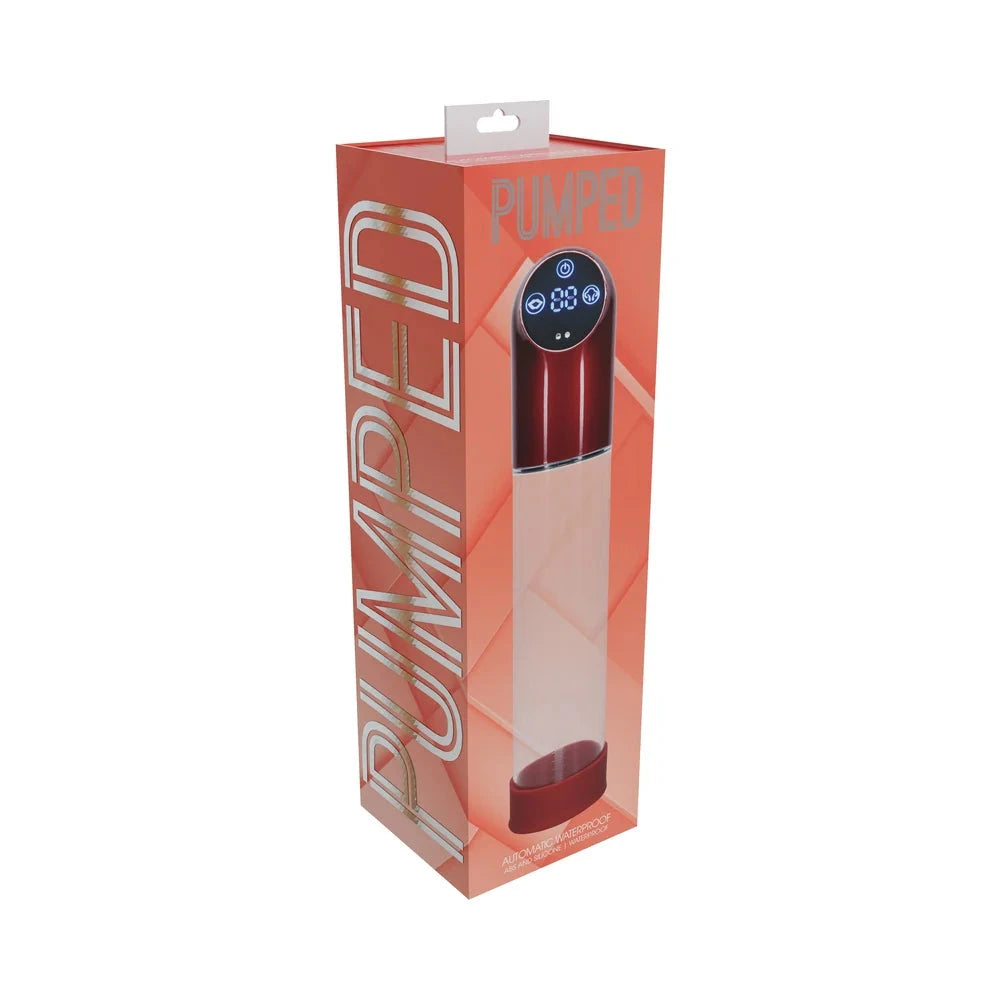 PUMPED Automatic Waterproof Metal Red by Cock & Balls