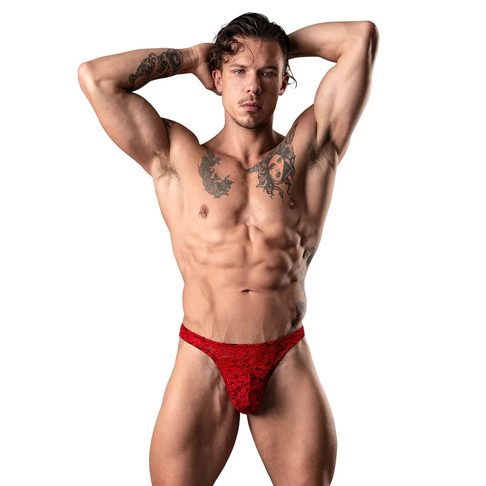 Male Power The Matchmaker Bong Thong with Contoured Pouch and Adjustable Straps by Apparel