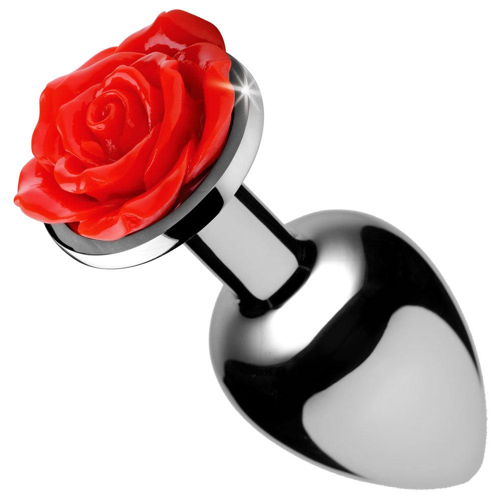 Red Rose Anal Plug - Medium by Anal Toys & Stimulators