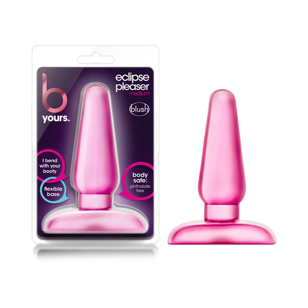 B Yours Eclipse Pleaser Anal Plug Medium Pink by Anal Toys & Stimulators
