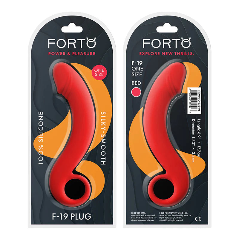 Forto F-19 Silicone Anal Plug – High-Quality, Comfortable, and Durable Design by Anal Toys & Stimulators