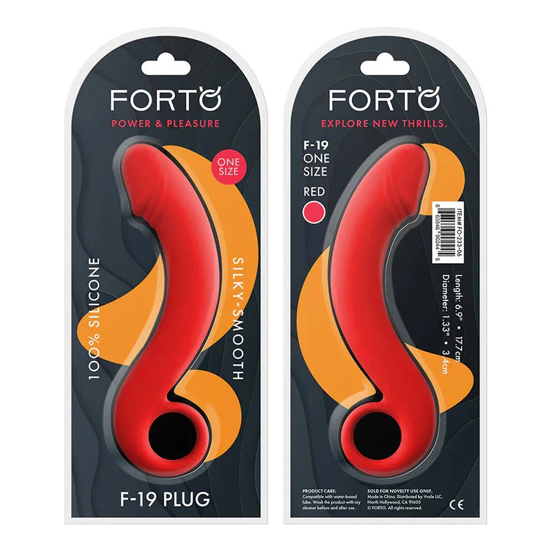 Forto F-19 Silicone Anal Plug – High-Quality, Comfortable, and Durable Design by Anal Toys & Stimulators