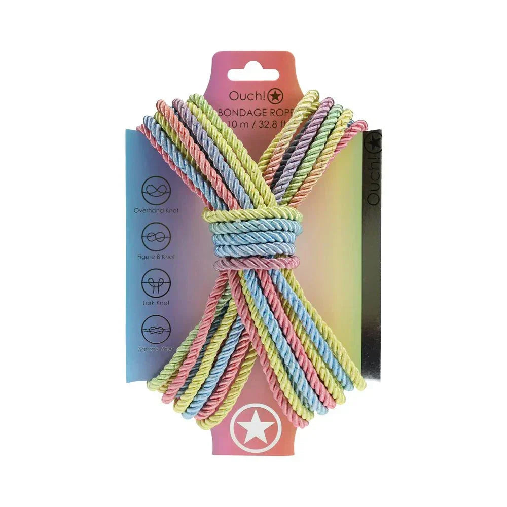 Ouch! Bondage Rope 10 m Nylon – Durable and Versatile Rope for All Your Play Needs by Bondage & Fetish Toys