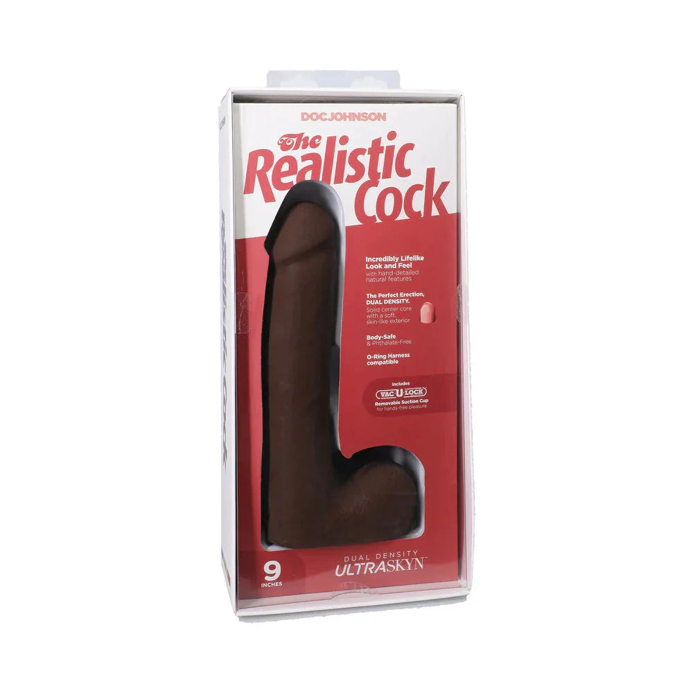 The Realistic Cock ULTRASKYN Vac-U-Lock Dildo with Balls Vanilla