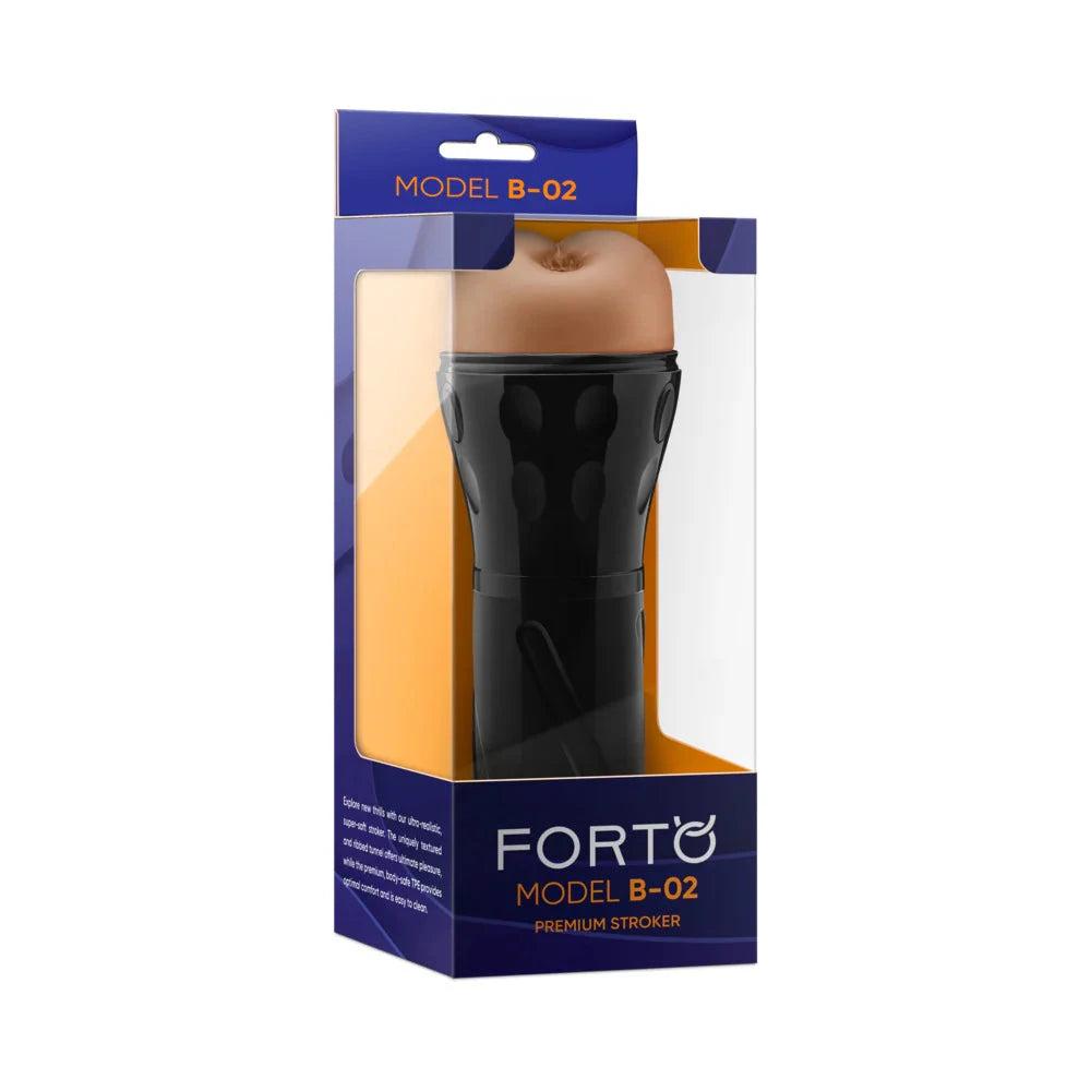 Forto Model B-02 Stroker Premium Edition with Enhanced Grip and Durable Design by Masturbators and Strokers