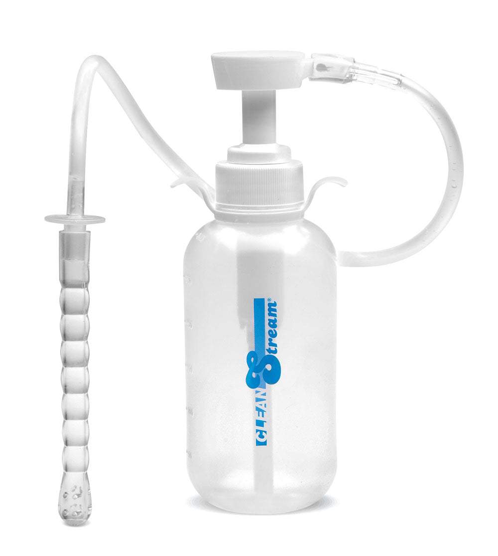 Pump Action Enema Bottle With Nozzle by Sexual Wellness