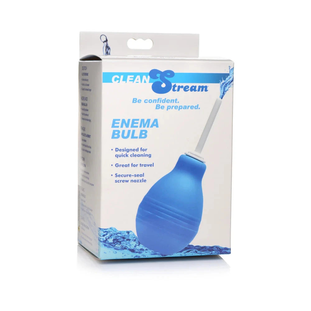 CleanStream Enema Bulb Blue by Sexual Wellness