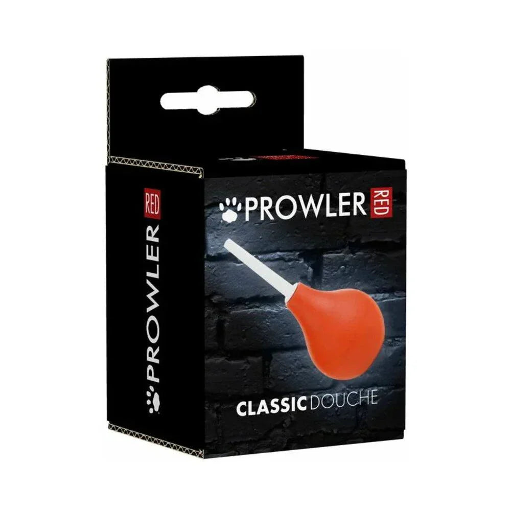 Prowler RED Classic Douche Bulb Orange S in black box for personal hygiene and intimate care