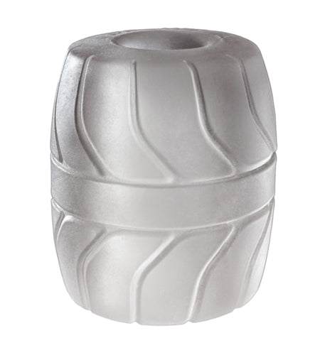 Clear Silaskin 2-Inch Ball Stretcher with flexible, textured design for comfortable wear and fit