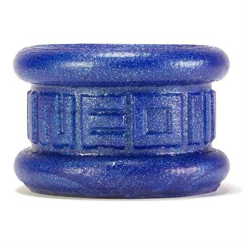 Neo 1.25 Inch Short Ball Stretcher Squishy Silicone - Blue Balls by Cock & Balls