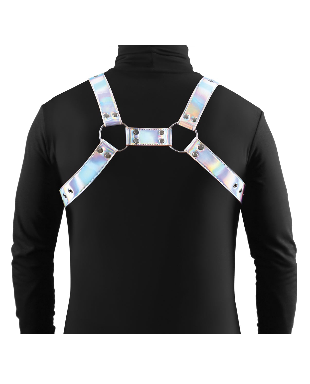Cosmo Harness Rogue - M/L Rainbow by Bondage & Fetish Toys