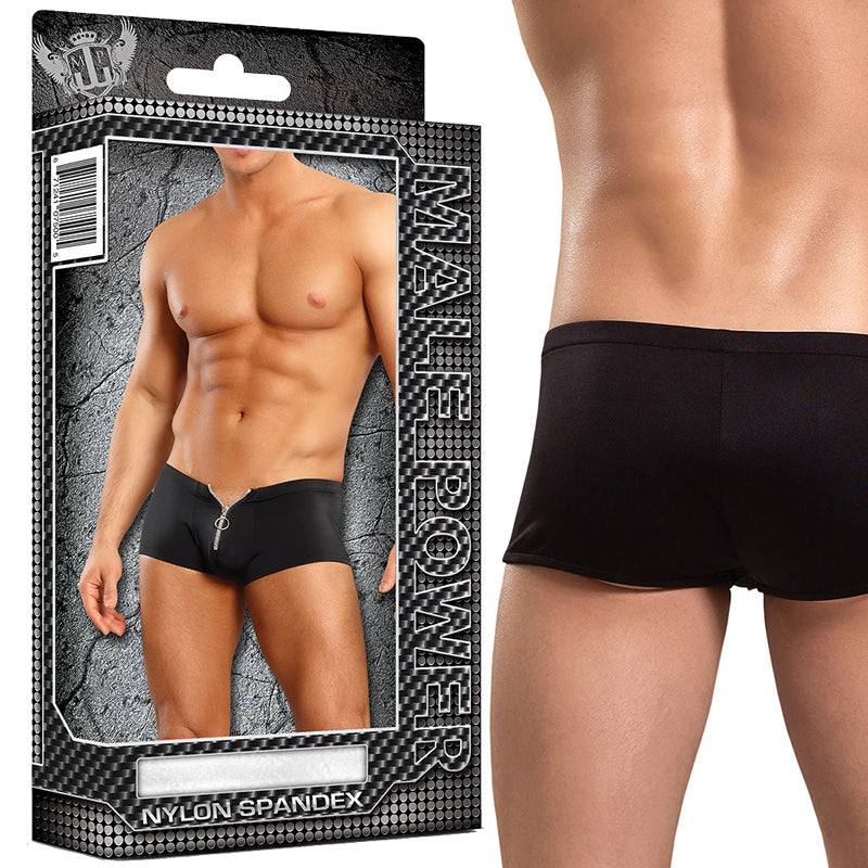 Male Power Zipper Shorts L/XL Underwear by Apparel