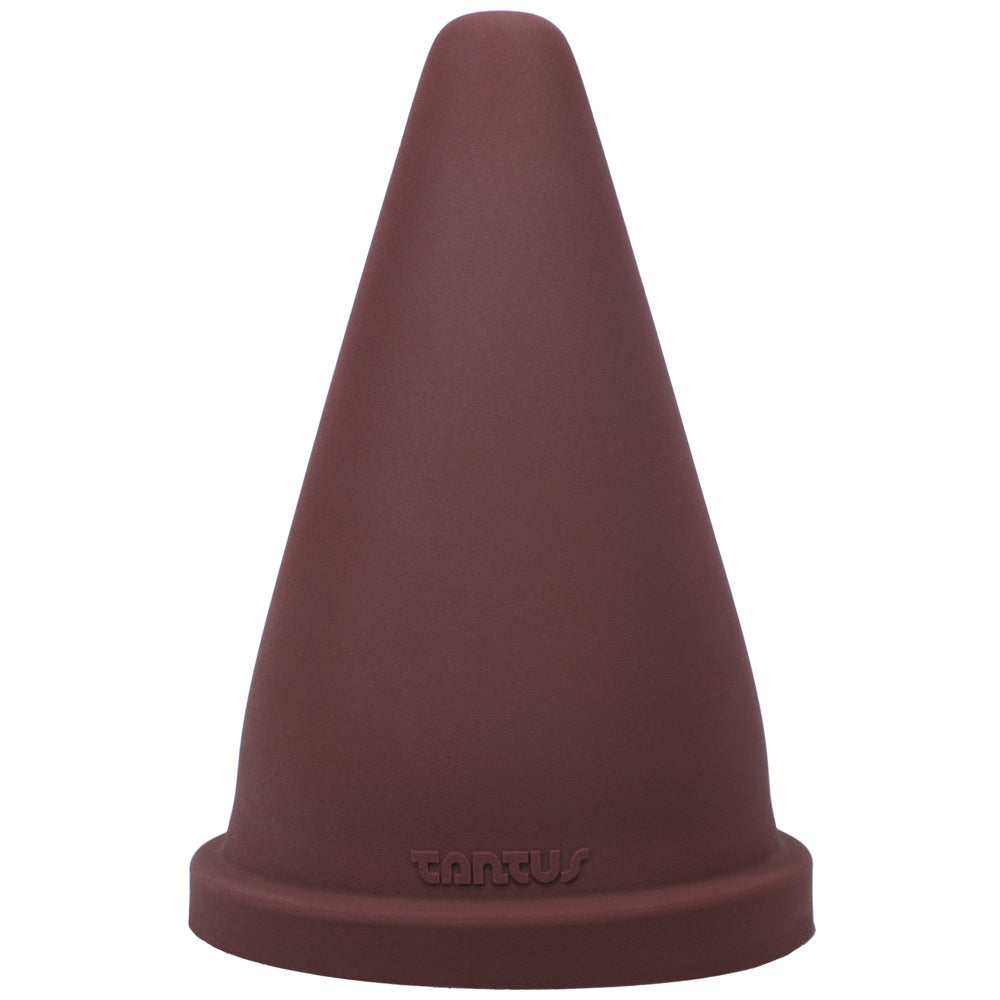 Tantus Cone Squat Firm Dildo Garnet (Box) by Anal Toys & Stimulators