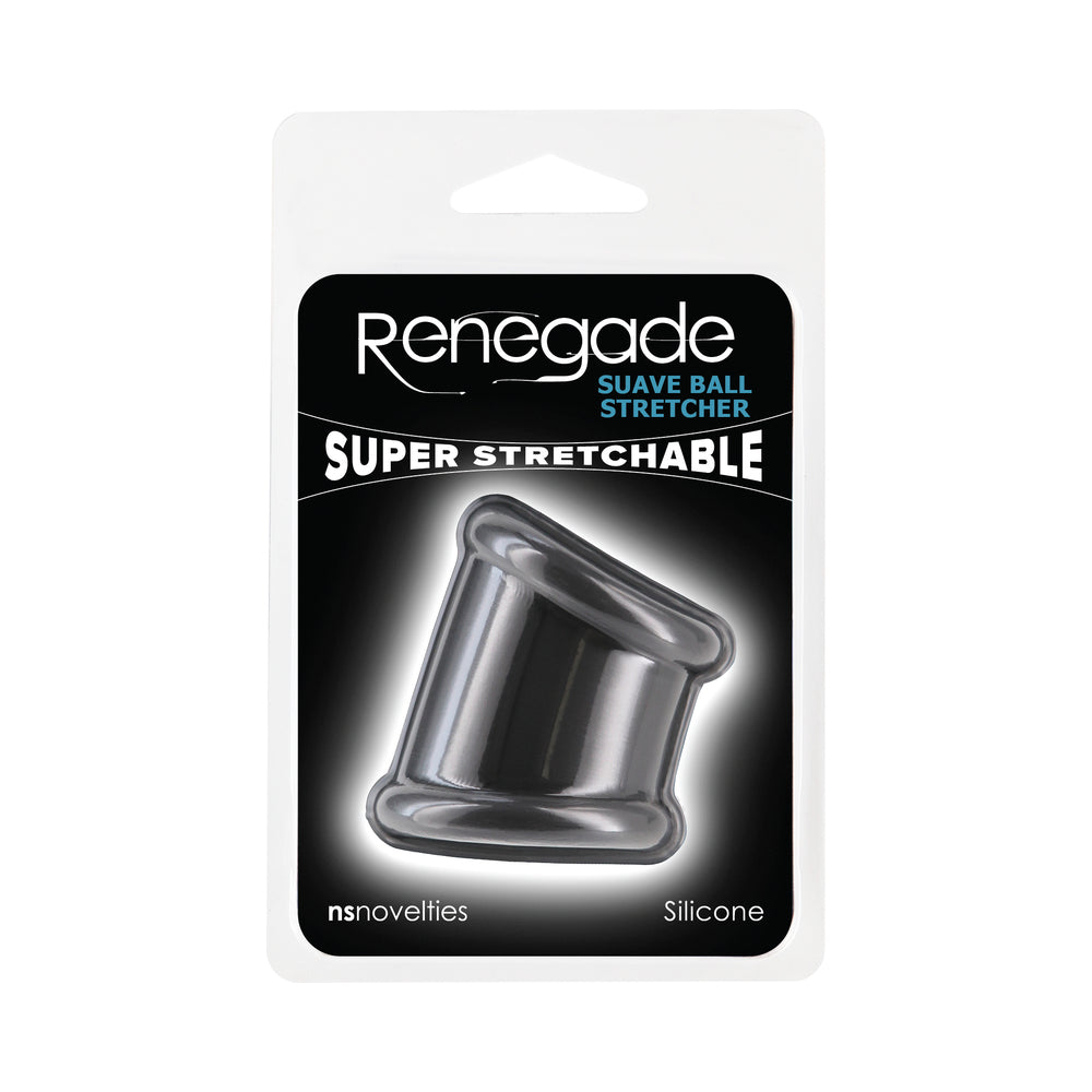 Renegade Suave Ball Stretcher Black by Cock & Balls