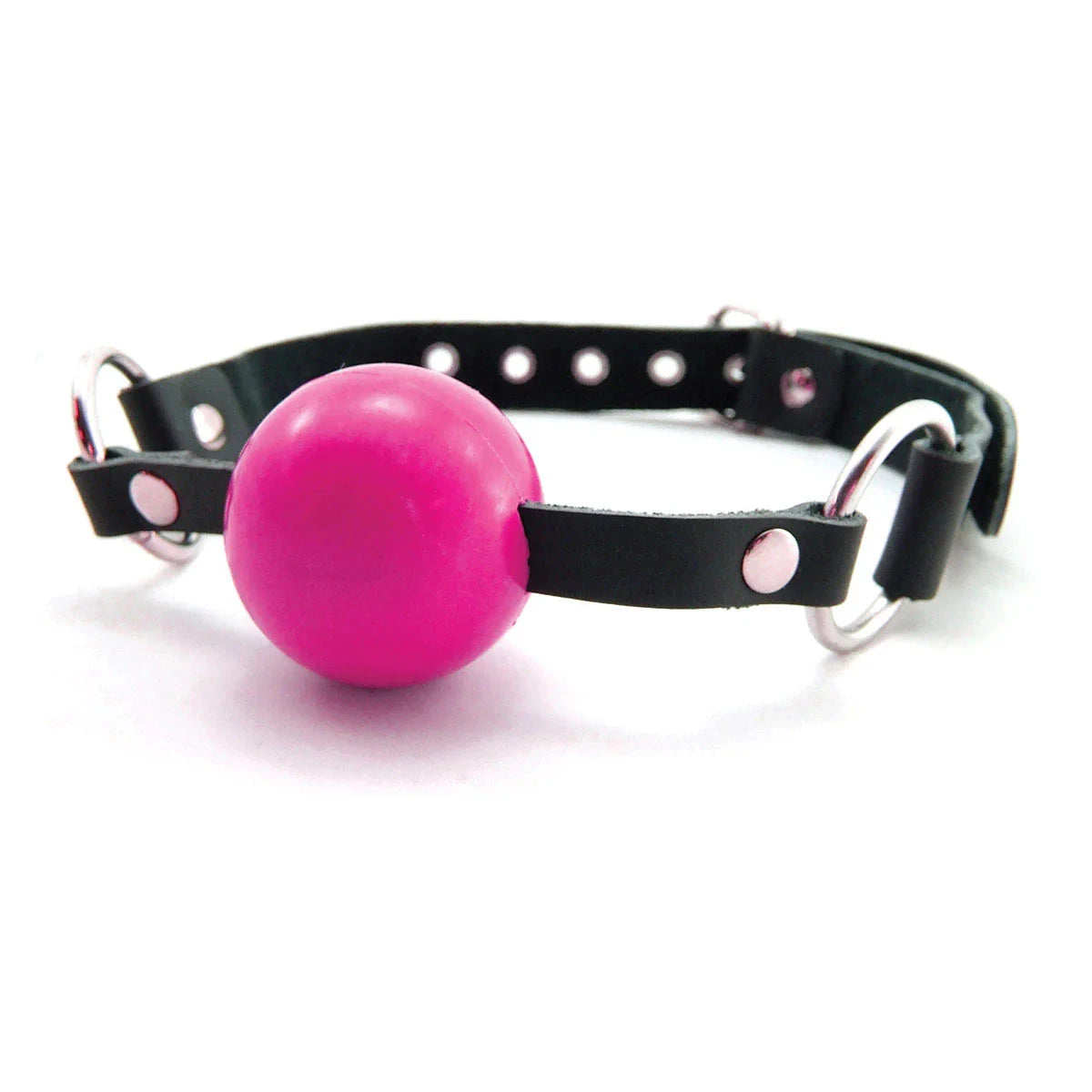 Sex Kitten Silicone Ball Gag Pink by Bondage & Fetish Toys
