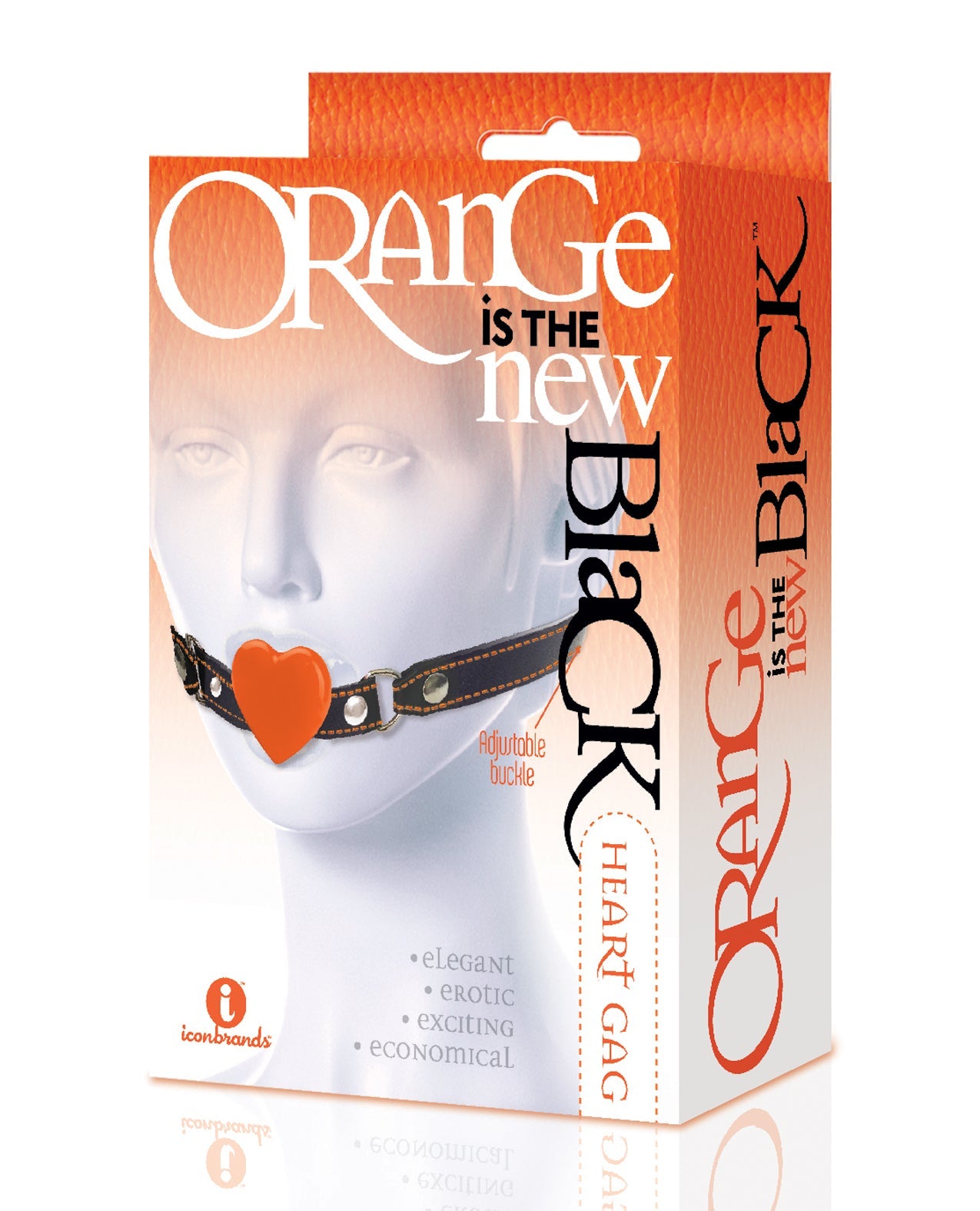 The 9's - Orange Is the New Black - Heart Gag by Bondage & Fetish Toys