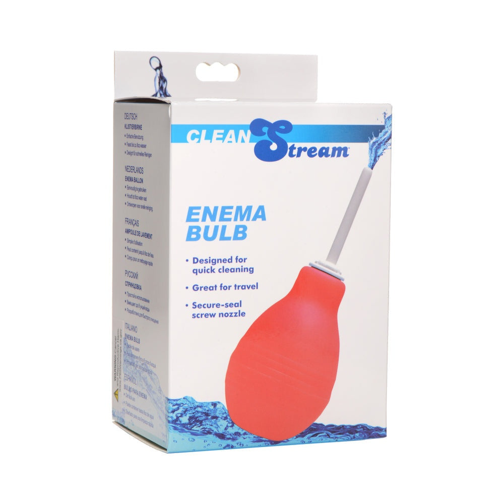 CleanStream Enema Bulb Red by Sexual Wellness