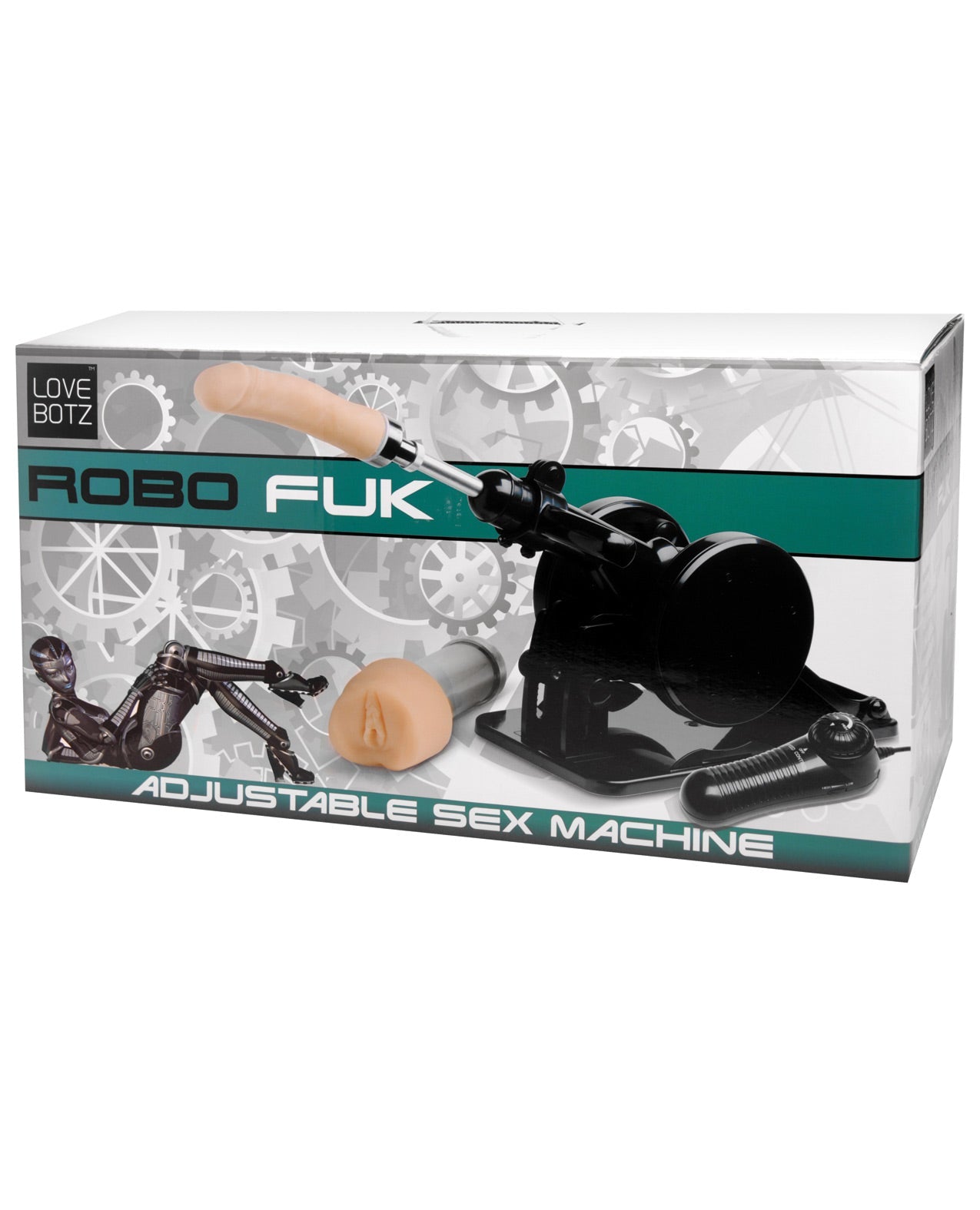 LoveBotz Rob FUK Adjustable Position Portable Sex Machine - Black by Anal Toys & Stimulators