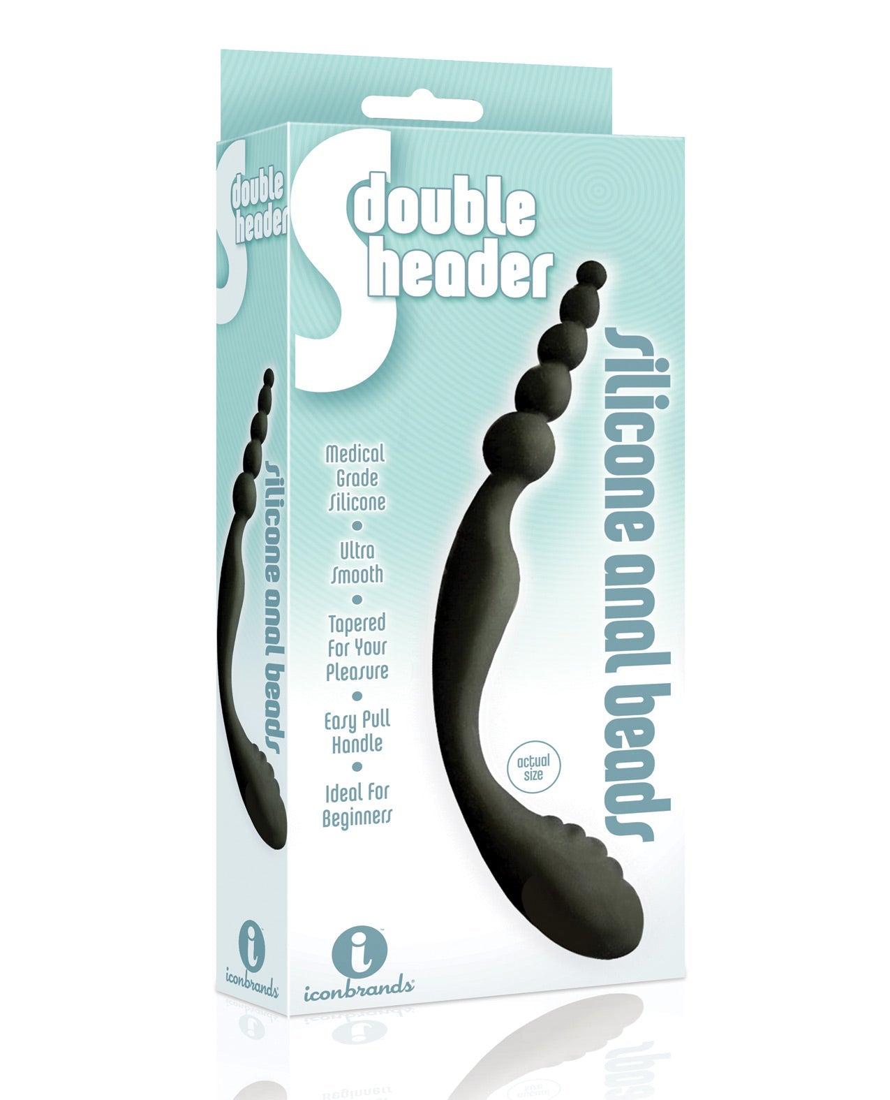 The 9's S Double Header Double Ended Silicone Anal Beads by Anal Toys & Stimulators