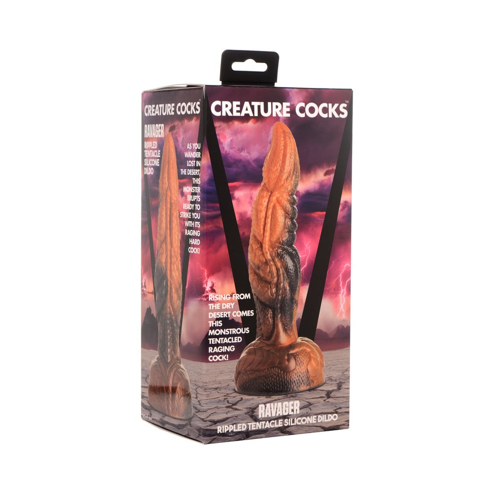 Creature Cocks Ravager Rippled Tentacle Silicone Dildo by Anal Toys & Stimulators
