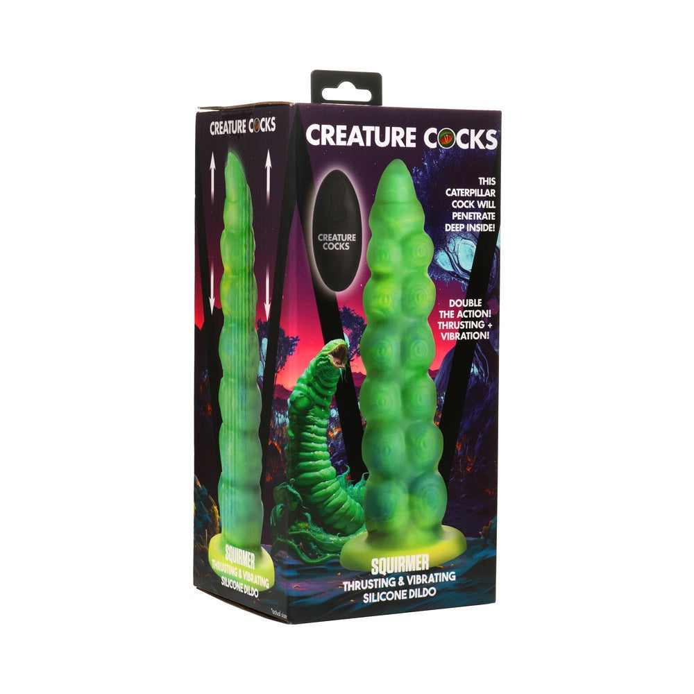 Creature Cocks Squirmer Thrusting & Vibrating Silicone Dildo by Anal Toys & Stimulators