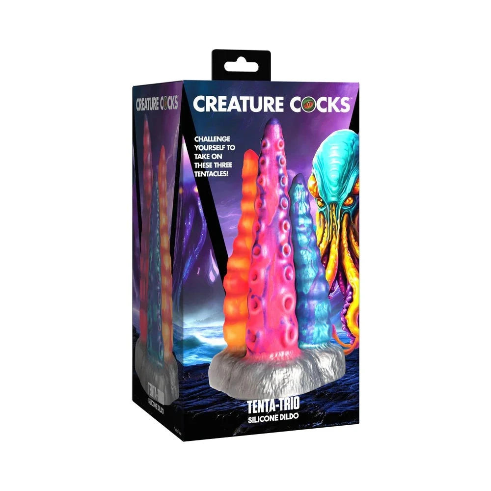 Creature Cocks Tentacle Trio Silicone Dildo by Anal Toys & Stimulators