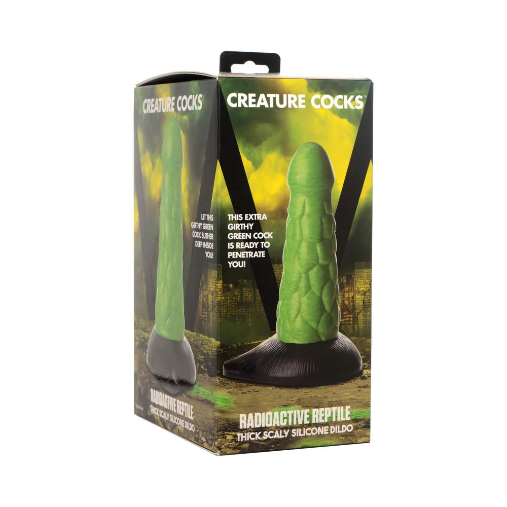 Creature Cocks Radioactive Reptile Thick Scaly Silicone Dildo by Anal Toys & Stimulators