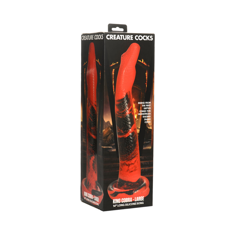Creature Cocks King Cobra Large 14 in. Long Silicone Dong by Anal Toys & Stimulators