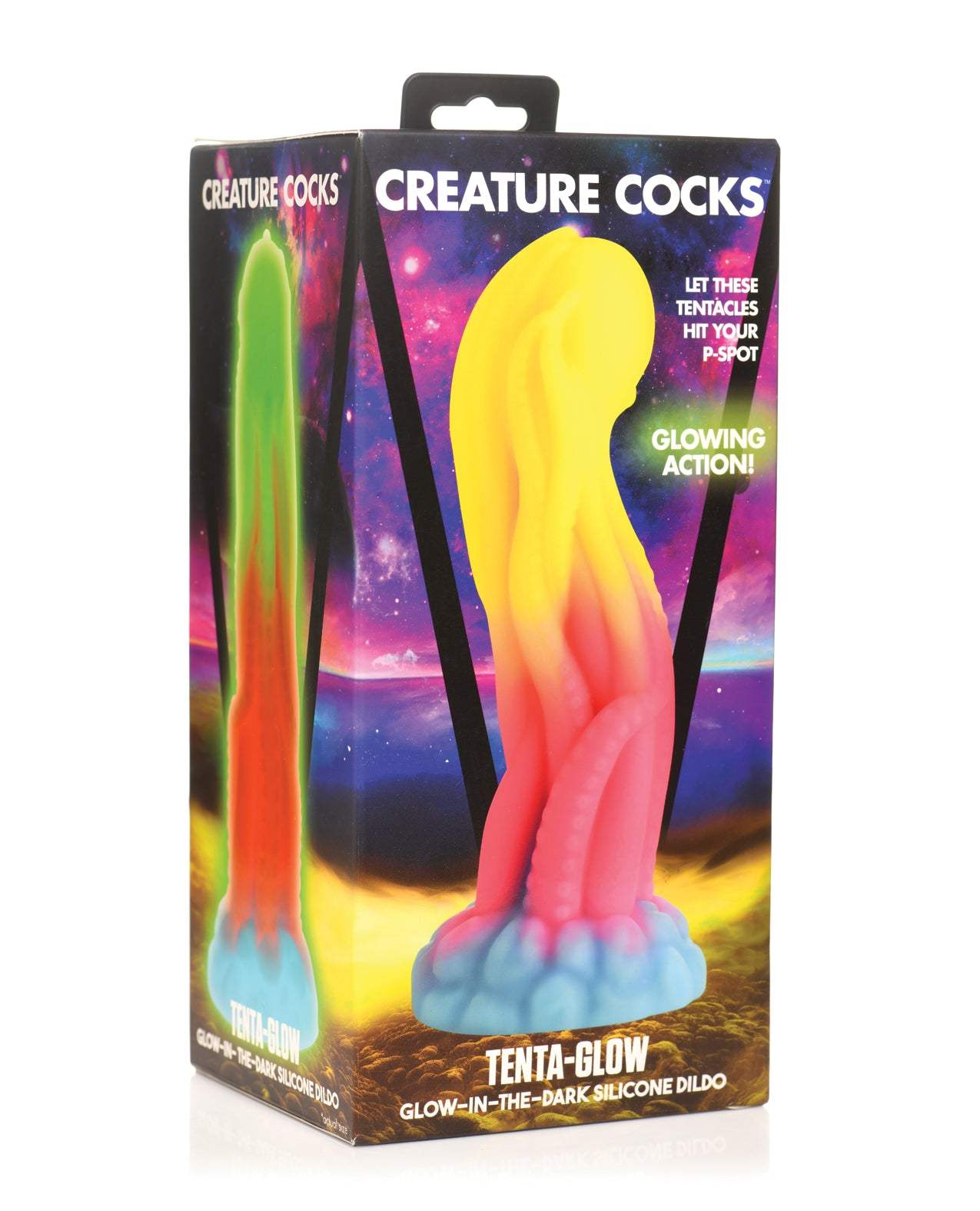 Creature Cocks Tenta-Glow-in-the-Dark Silicone Dildo by Anal Toys & Stimulators