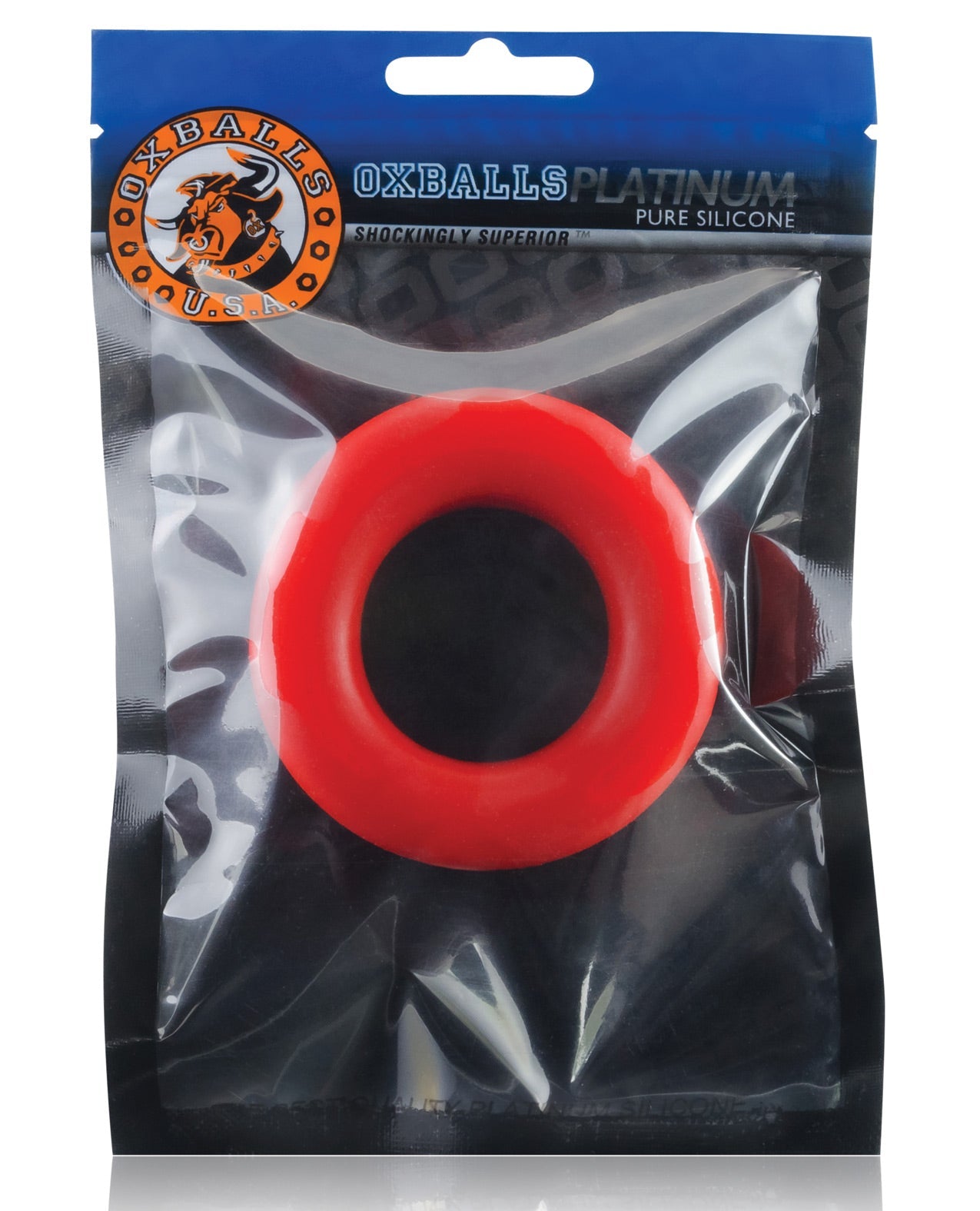 Oxballs Cock-T Silicone Cockring - Red by Cock & Balls