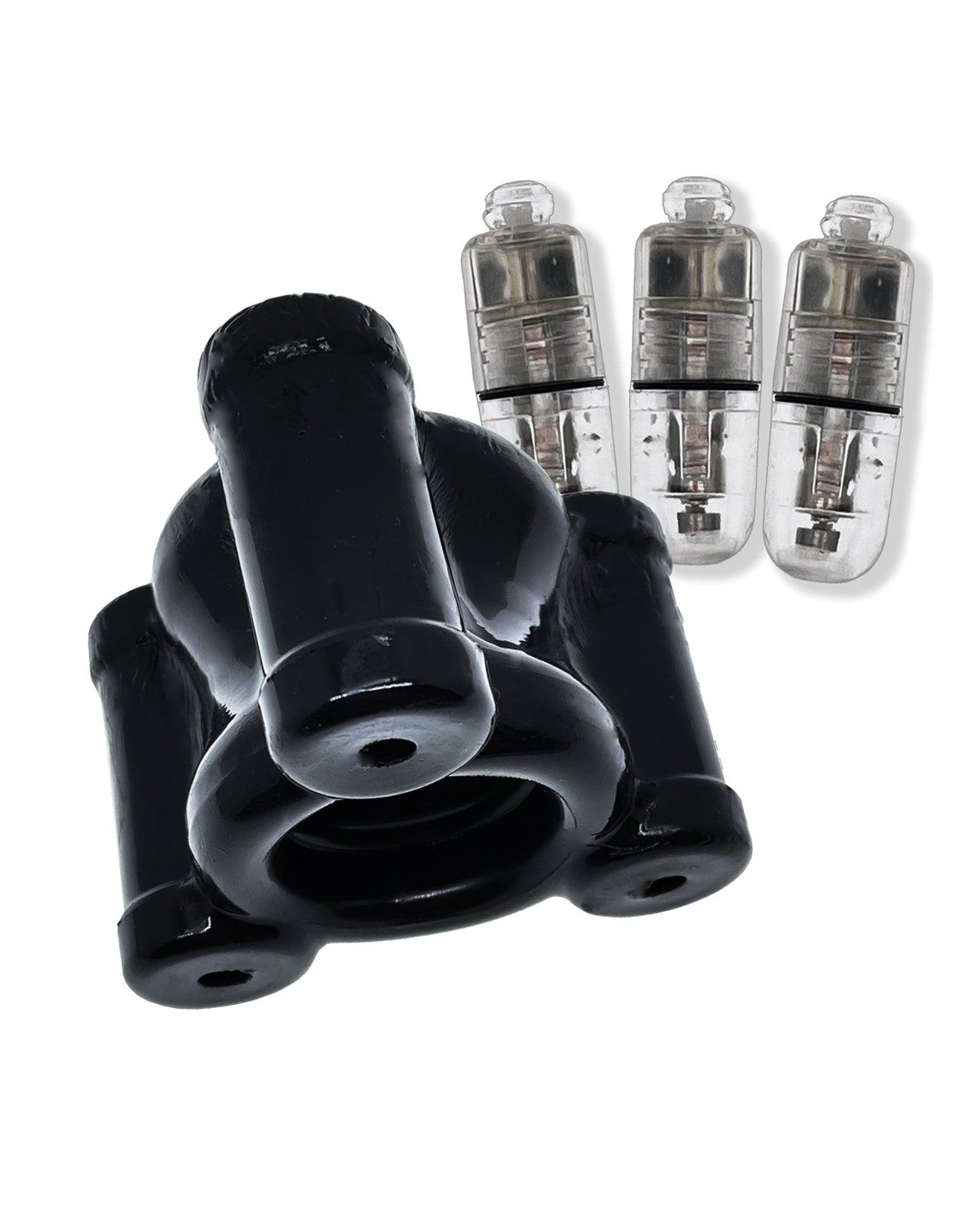 Oxballs Buzz Squeeze Ballstretcher Vibe - Black by Cock & Balls