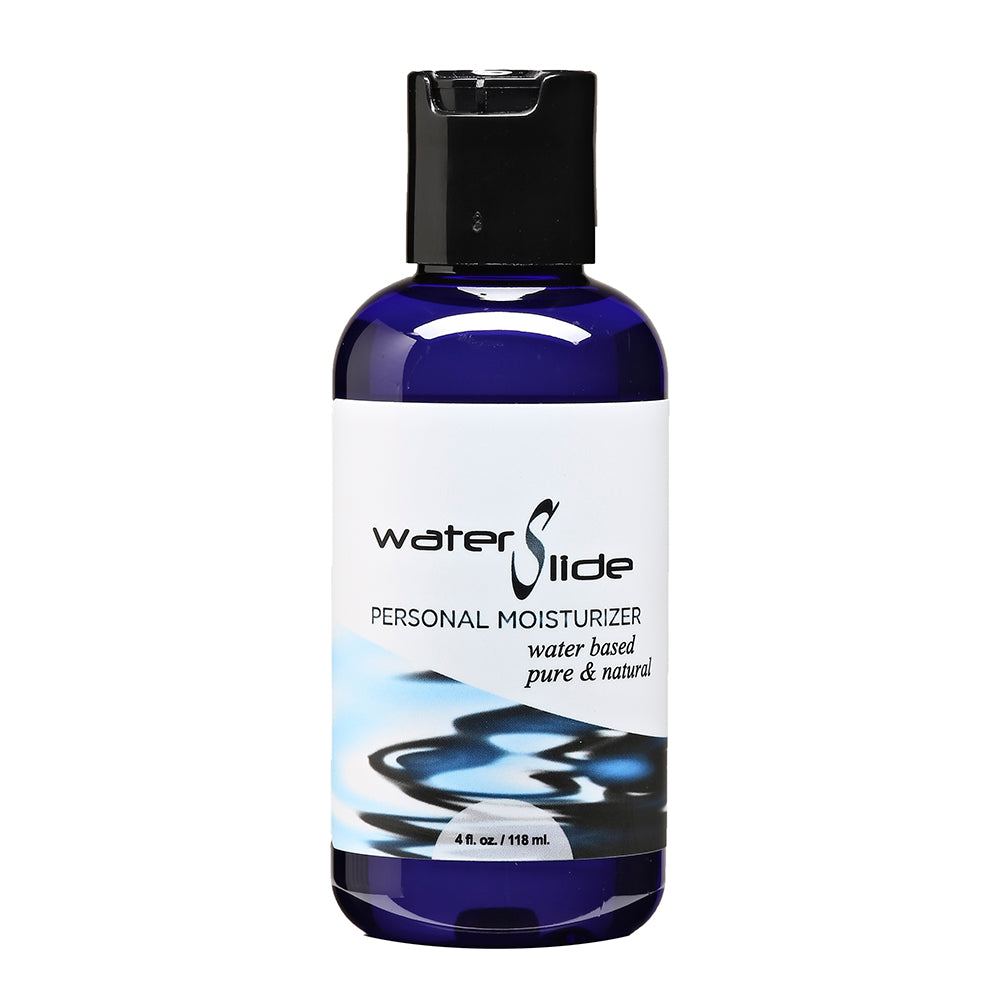 4oz Water Slide Lubricant water-based personal moisturizer with natural ingredients and vegan formula
