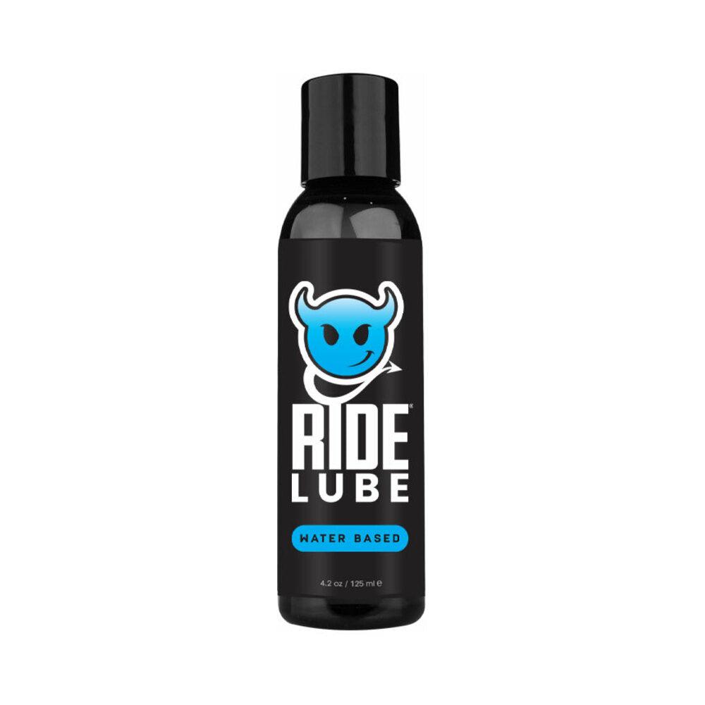 Ride BodyWorx Water Based Lubricant 4.2oz bottle with black label and blue logo